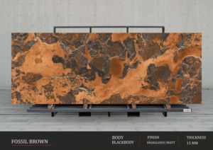 Designs muraux contemporains élégants utilisant des finitions en dalles de porcelaine grises à haute brillance de 1200x2400 mm - Product Image 4