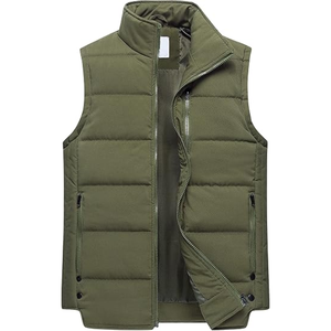 New 2025 Professional quality Hot selling Men's Winter <b>Coats</b> Manufacturer Winter Sleeveless <b>Bubble</b> <b>Coats</b> Jacket - Product Image 1