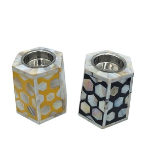 Remise supplémentaire sur Indian Bakhoor Trending in Gulf Special Indian Inlay Mubkhar Photophore avec nacre pour bougies - Product Image 1