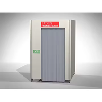 Cabina prefabricada de acero para damas, cabina de seguridad para exteriores, Casa de Guardia portátil de diseño tradicional de bajo costo
