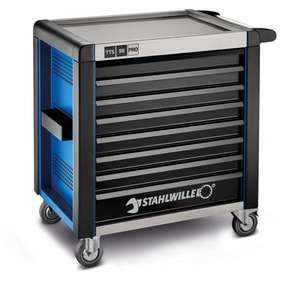 Chariot à outils bleu Stahlwille à 8 tiroirs, armoires à outils pratiques - Product Image 2