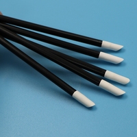 Hisopo de limpieza de cabezales de impresión T-11 negro de PP con punta de PU de 5 mm, hisopo inclinado de espuma de PU, hisopo Ruby Stick para limpieza de moldes