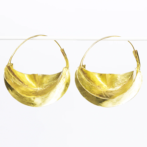 Pendientes de latón de aspecto natural geométrico de moda, joyería para bodas y fiestas, uso de regalo, diseño único, superventas - Product Image 2