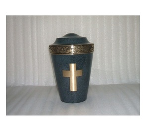 Urnas de cremación 2023 simples y únicas Acabado elegante para suministros funerarios Urnas de metal en precio al por mayor Nuevas últimas urnas de recuerdo - Product Image 5