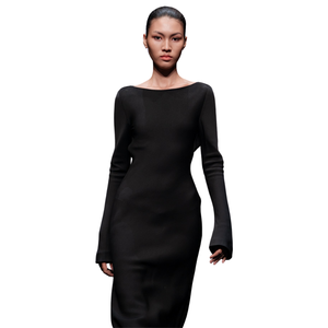 Women Summer <b>Dresses</b> Elegant Mollya Backless Draped <b>Dress</b> <b>With</b> Removable <b>Pearl</b> Women'S Clothes Set Elegant Women'S Clothing - Product Image 1