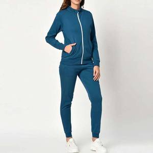 Ensemble de survêtement décontracté et élégant pour femme, grande taille, coupe ample, à capuche, imprimé, streetwear, réversible, épais, Hiver 2026 - Product Image 2
