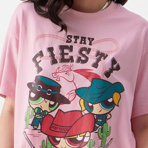 Camiseta de Verano Personalizada, Ecológica, Transpirable, Estilo Urbano, para Mujer, Talla Grande, con Bordado y Logotipo Termotransferible, 100% Algodón de Alta Calidad - Product Image 6