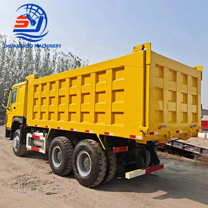 Camión volquete Howo usado Camión volquete Howo 6x4 336 371 10 40ton Volquete de ruedas Camión volquete usado a la venta con precio bajo - Product Image 3