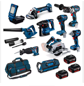 ชุดคอมโบไร้สาย 10 ชิ้น แบตเตอรี่ Li-ion 18V 5.0Ah ของแท้ใหม่ทั้งหมด พร้อมมอเตอร์ไร้แปรงถ่าน - Product Image 2