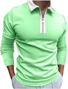Polo de Golf para hombre, camisa de manga corta con logotipo personalizado, 100% poliéster, de alta calidad - Product Image 2