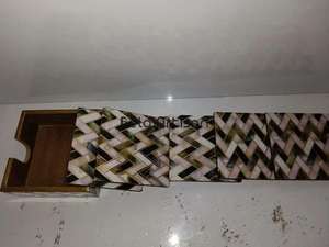 Sous-verres en bois revêtus d'émail en vrac Solutions de décoration pour sous-verres promotionnels - Product Image 2