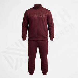 ชุดวอร์มผู้ชายพรีเมียม ทรงสลิมฟิต กางเกงจ็อกเกอร์ เสื้อแจ็คเก็ตมีซิป ทรงสวย ดูดี สไตล์ลำลอง สปอร์ต เหมาะสำหรับใส่ในชีวิตประจำวัน รับสกรีนโลโก้ ชุดกีฬาสองชิ้น - Product Image 1