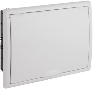 Scatola da incasso per 12 elementi, pannello e sportello, bianco, 277x220x72mm. (Solera 8688) - Product Image 1