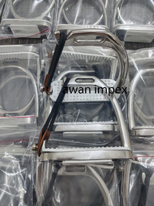 Meilleures étriers de selle pour jeunes, étriers western, équipement équestre, équipement de sécurité équestre, bottes de cheval avec poignée en caoutchouc diamant - Product Image 6
