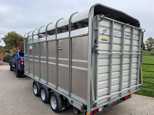Livraison Rapide Remorque Agricole pour Bétail 14 pieds 7x12 7x14 6x12 6x14 Remorque Agricole Robuste Meilleure Offre Promotionnelle - Product Image 5