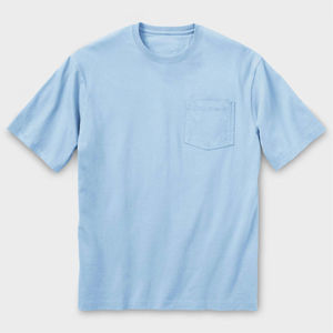 OEM Stock personnalisé T-shirt à col rond pour hommes avec tissu en jersey doux de 240 grammes Confort et durabilité ultimes Motif solide - Product Image 1