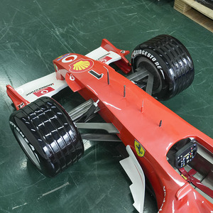ประติมากรรมรถแข่งทำจากไฟเบอร์กลาส <span class=keywords><strong>F1</strong></span>-แบบจำลองการแสดงผลสูตรสีแดงสำหรับโชว์รูมและอีเวนต์ - Product Image 4