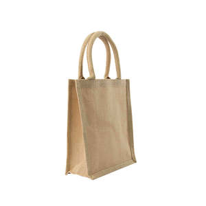 Bolsa Reutilizable Pequeña de Yute Natural, Ecobags, Categoría Promocional - Product Image 2