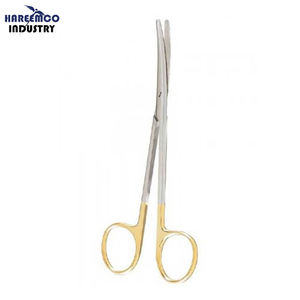 กรรไกรเมทเซนบาумยี่ห้อสั่งทำพิเศษ 7 นิ้ว แบบโค้ง สำหรับขูดกระดูก ผลิตจากสแตนเลสเกรดเยอรมัน ได้รับการรับรองมาตรฐาน CE รุ่น HI-419 คลาส I - Product Image 1