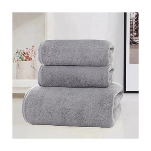 Nouvelle Collection 100% Coton Brodé Durable Personnalisable Séchage Rapide Recyclable Eco Friendly Golf Lite Gris Serviettes de Bain - Product Image 1