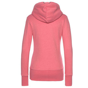 Customized Women Cotton <b>Fleece</b> Hoodie <b>Jacket</b> Full Zip Warm Fuzzy Windproof Winter Hooodie For women Outwear - Product Image 4