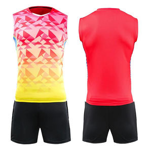 Men's Latest Design Quick Dry Sleeveless Volleyball Uniform Set New Style Sports Team Wear - Product Image 5