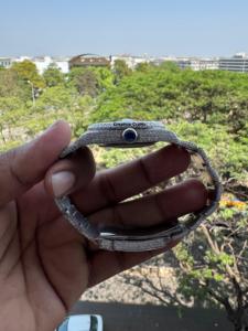 Reloj Hip Hop para Hombre, Chapado en Oro Blanco con Incrustaciones de Diamantes Moissanite, Modelo Squire de Lujo, Venta al Por Mayor - Product Image 2