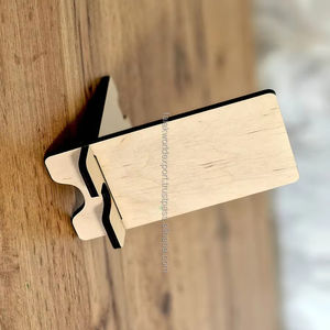 The Portable Removable Wooden Phone <b>Stand</b> Can Be Plugged in and <b>Charged</b> and Is Made of Natural Wood By Falak World Export - Product Image 1