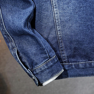 Custom Made Women's Hooded <b>Denim</b> <b>Jacket</b> Breathable Raw Fabric Low MOQ OEM Services Custom Sizes Available - Product Image 6