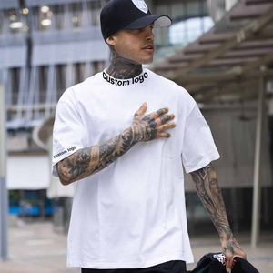 T-shirt Homme Personnalisé de Haute Qualité, Col Rond, Grande Taille, Décontracté, Uni, 100% Coton, Grammage Lourd, Luxe, Épaules Tombantes, T-shirt Vierge pour Homme - Product Image 6