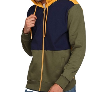 Sudaderas con cremallera de dos tonos para hombre al mejor precio, sudaderas con cremallera para hombre, ropa informal personalizada de algodón 100% de alta calidad, sudadera básica con cremallera para hombre - Product Image 6