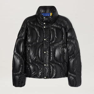 Fabricante personalizado impermeable bombardero abajo abrigos nailon cortavientos pato ganso acolchado de talla grande invierno Puffer chaqueta hombres - Product Image 3