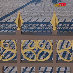 Clôtures en acier personnalisées pour projets résidentiels et commerciaux - Conception durable, écologique, imperméable et résistante à la rouille avec modélisation 3D - Product Image 5