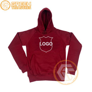 เสื้อมีฮู้ดผ้าฟลีซปักลายสำหรับผู้ชายเสื้อมีฮู้ดสไตล์กรีก PSI - Product Image 1