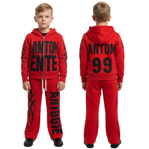 Ensembles de sweatshirts à capuche pour hommes personnalisés en gros - Product Image 1