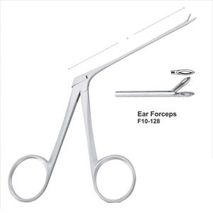 Instrument médical de haute qualité en acier inoxydable, forceps nasaux manuels de 13 cm, pointes de 5x10 mm, instruments ORL de précision réutilisables - Product Image 1