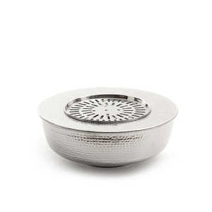 Support métallique à l'aspect moderne avec photophore Support durable de haute qualité pour brûler des plats chauffants dans les fêtes d'hôtel - Product Image 3