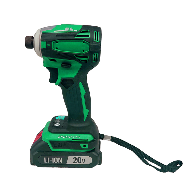 20V Portable Power Tool Sets Cordless Driver With Brushless Motor and Impact Fuction- Two Battery Include