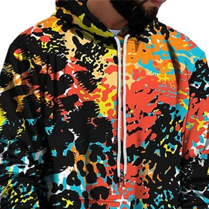 Fourniture directe d'usine échantillon gratuit vêtements pour hommes sweats à capuche fabrication pakistanaise Streetwear 100% coton sweat à capuche pour hommes - Product Image 5