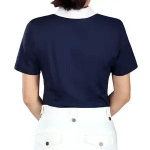 Top Corto de Punto de Algodón para Mujer, Logotipo Personalizable, Cuello Alto, Estilo Casual Ecológico, Múltiples Colores, Primavera, OEM - Product Image 3