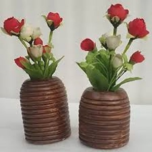 Nuevo Florero Moderno de Madera de Pino Hecho a Mano, Ecológico, Decorativo para Mesa, Sala de Estar, Navidad, Interior, Personalizado y de Lujo - Product Image 3