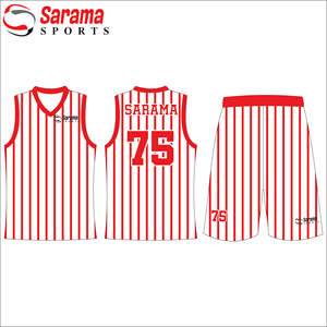 ชุดบาสเก็ตบอลแบบกำหนดเอง,ชุดบาสเก็ตบอลสำหรับคลับแห้งเร็วคอวีโพลีเอสเตอร์ระเหิดว่างเปล่า - Product Image 3