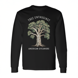 T-shirt à manches longues Tree Enthusiast American Sycamore, col rond unisexe, imprimé numérique, taille adulte - Product Image 2