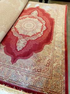 ขายร้อนพรมผ้าไหมเปอร์เซียชุดสําหรับตกแต่งบ้านสําหรับพรมพื้นที่ - Product Image 4