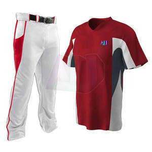 Customized Your Own Logo High Quality Baseball Uniform Sets Plus Size 100% Polyester Designed <b>for</b> Team Training Matches School - Product Image 2