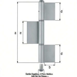 Correa de Construcción de 3 Piezas para Soldadura de Acero Crudo, Cabeza Redonda, 240/50/16/70mm, Suministros de Jardín - Product Image 3