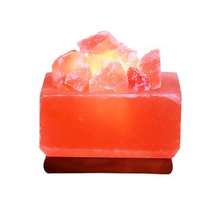 100% Natural Himalayan Fire Bowls Salt Lamp Pyramid Shaped Square with Balls for Relaxation Lighting Handcrafted Natural Crafts - Product Image 1