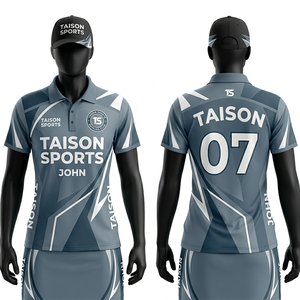 Women <b>Bowling</b> Jersey Premium Polyester Interlock Fabric 150 GSM Breathable Quick Dry Blue Panel Design Custom Sublimation Logo - Product Image 5