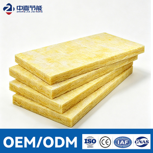 Fiber Glass Wool Board Thermal Insulation Sound & Moisture Absorption for Roof Construction - Product Image 1