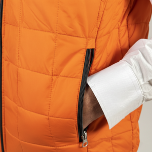 Fashionable Full Sleeve Zipper Breathable Puffer Vest Jacket for <b>Men</b> High Quality Waterproof Windproof Puffer VestJacket for man - Product Image 4